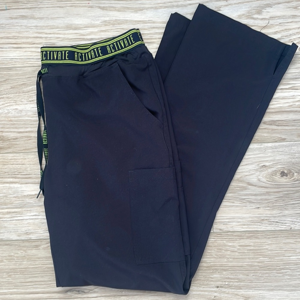 Black Med Couture scrub pants